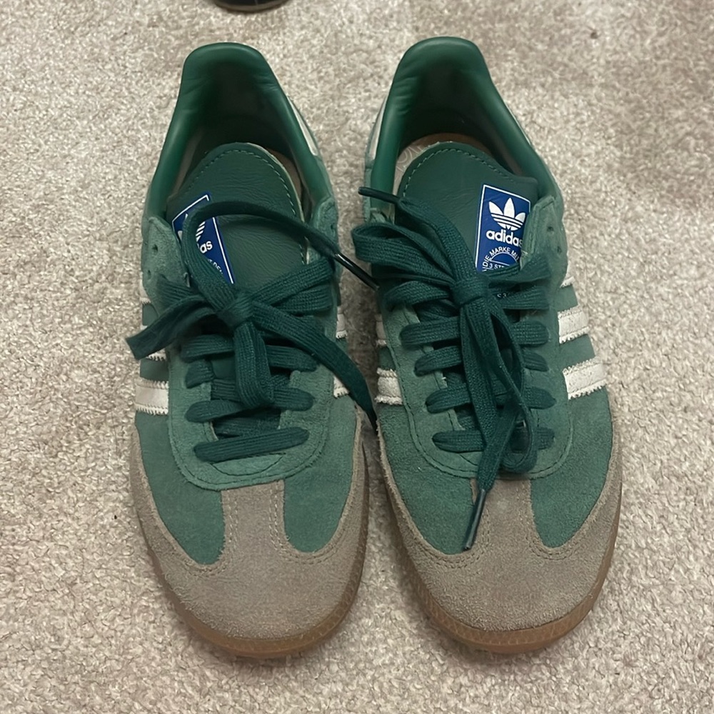 adidas Green and White Women’s Sneakers